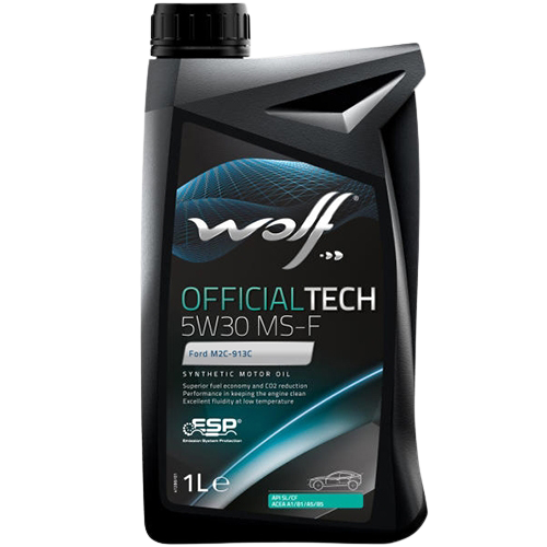 Моторное масло Wolf OfficialTech 5W-30 MS-F, 1л 